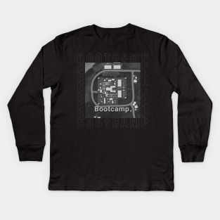 Bootcamp Map Kids Long Sleeve T-Shirt